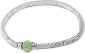 Silventi 910471517 - Zilveren Armband - Zirkonia - Groen - Zilver