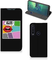 Motorola G8 Plus Hippe Standcase Popart Princess