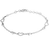 N-joy trendstyle zilveren armband 16631