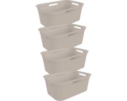 Rotho Flexibele Wasmand Brisen 41 L Cappuccino 4 Stuks