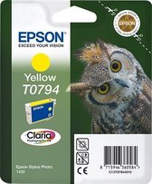 Epson T0794 - Inktcartridge / Geel - Cartridge formaat: Standaard formaat