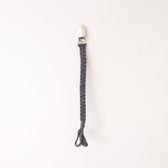 Speenkoord macramé - grey / grijs