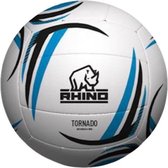 Rhino Netbal Tornado Rubber Wit/blauw/zwart Maat 5