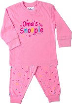 Fun2Wear - Fun2Wear | Oma's Snoepie Pyjama | Roze | Maat 116 - Kleur Roze - Zacht katoen & Goede pasvorm - Meisjes - Maat 116
