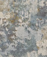 Exposure betonlook grijs/groen effen (vliesbehang, multicolor) EP3001