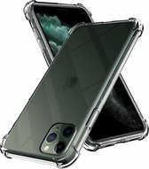 Shock case geschikt voor Apple iPhone 11 Pro - transparant met Privacy Glas
