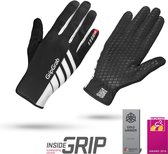 GripGrab - Raptor Windproof Raceday Glove - Zwart/Wit - Unisex - Maat M