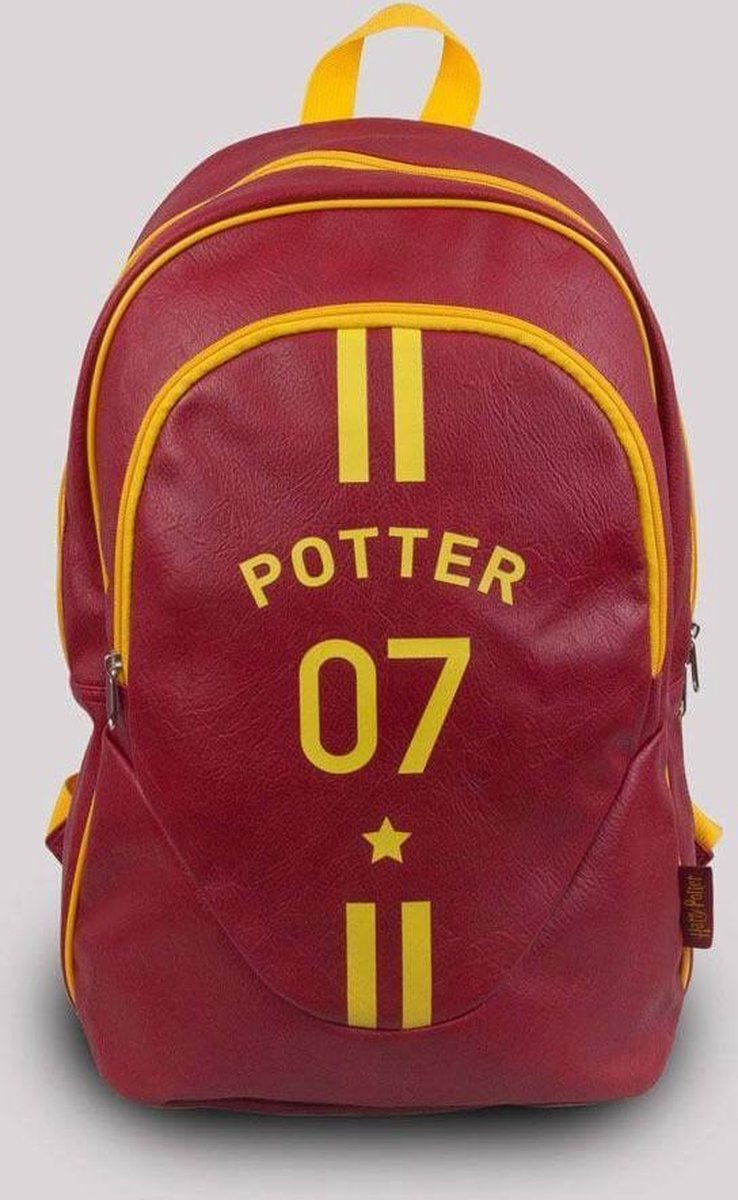 Harry Potter Quidditch Burgandy Yellow Backpack