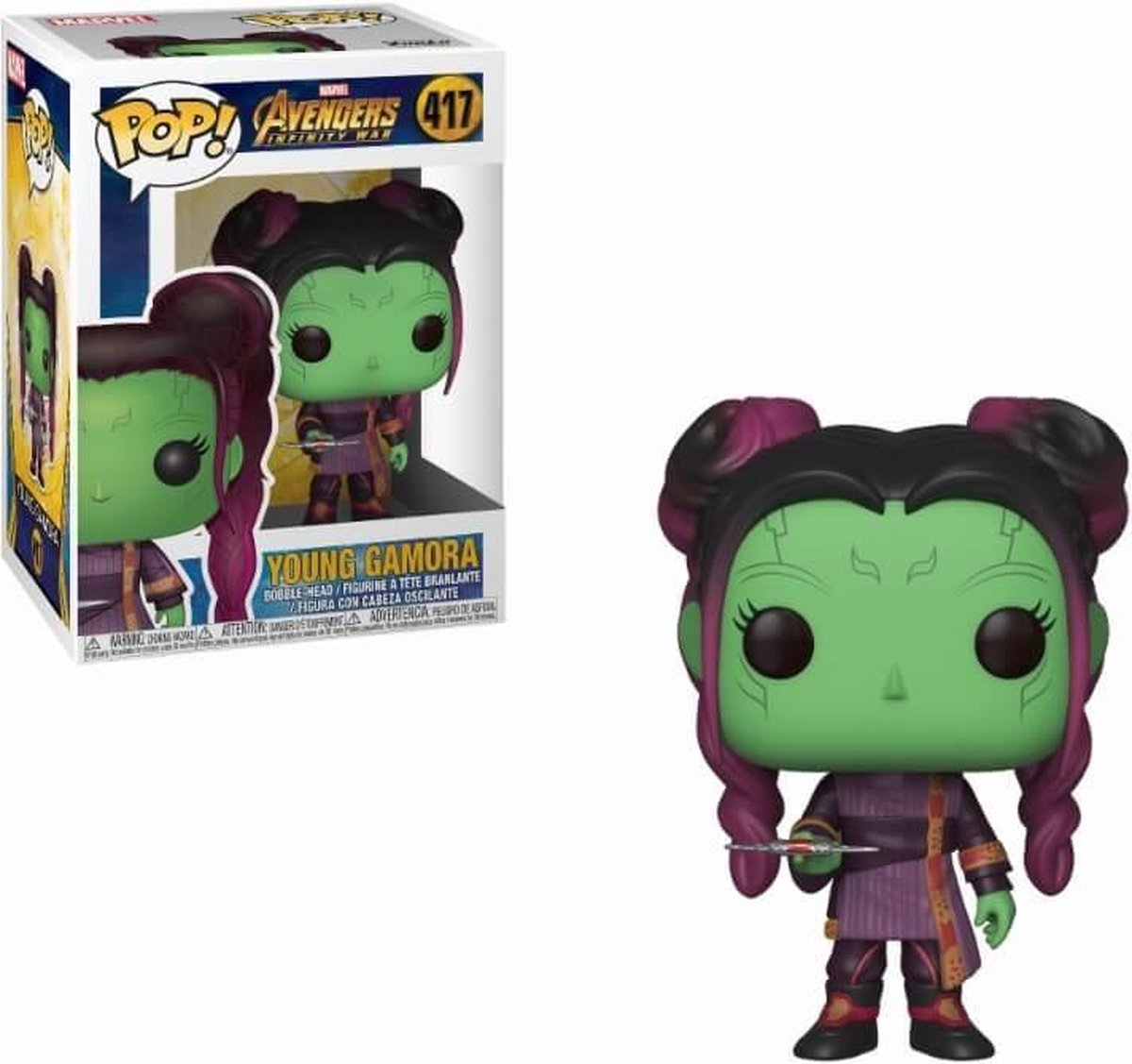 Funko Pop! Avengers Infinity War Young Gamora - #417 Verzamelfiguur