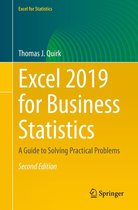 Excel for Statistics - Excel 2019 for Business Statistics