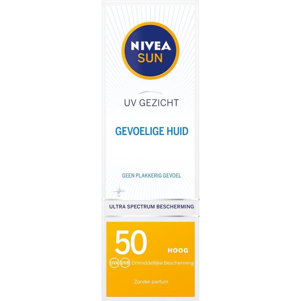 NIVEA SUN Gezicht Sensitive Zonnebrand Gezicht SPF 50 Gevoelige Huid