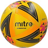 Mitre Voetbal Ultimatch Plus Polyurethaan Geel/oranje/roze Maat 4