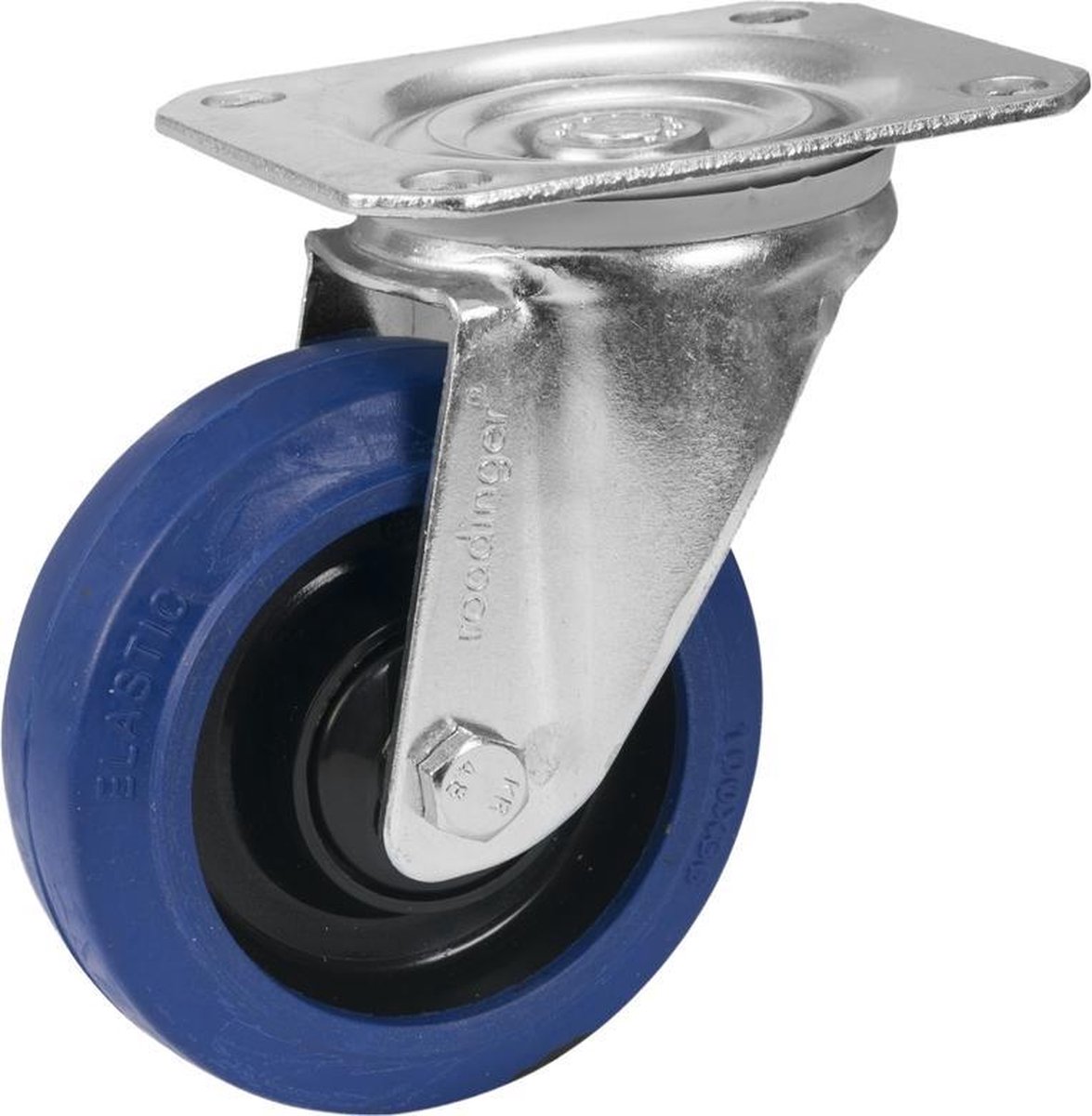 Roadinger zwenkwielen RD-100 100mm blauw