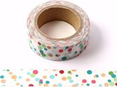 Washi tape - confetti | 15mm x 10m