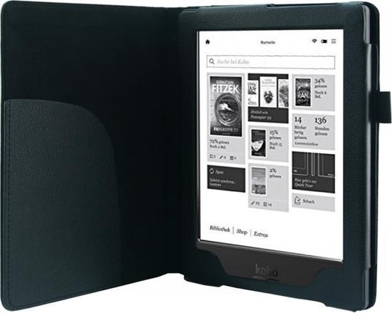 Goodline® - Kobo Aura HD (6,8") Soft Cover Hoes / Sleepcover - Zwart
