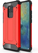 Magic Armor TPU + PC Combination Case voor Huawei Mate 20 X (rood)