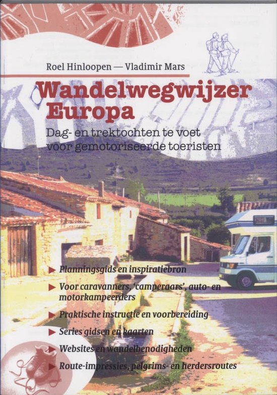 Cover van het boek 'Wandelwegwijzer Europa' van V. Mars en Roel Hinloopen