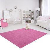 Kunstgras Tapijt RAINBOW Flamingo Pink - 100x300cm - 25mm|artificial grass|gazon artificiel|roze|tuin|balkon|terras|kinderkamer|speelkamer