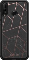 Huawei P30 Lite hoesje - Marble | Marmer grid