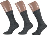 - Merino wollen sokken 3-paar - Gri