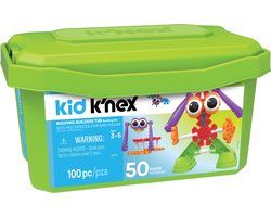 foto van K'NEX Bouwset kid met opbergdoos 40,6 x 19,4 cm 100 stukjes