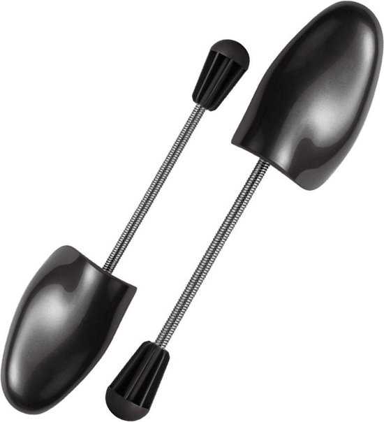 DELFA Set of 3 plastic shoe tensioners, shape with coil spring for