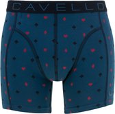 Cavello - Heren - 2-Pack Boxershorts Ruit - Blauw - L