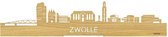 Standing Skyline Zwolle Eikenhout - 60 cm - Woondecoratie design - Decoratie om neer te zetten - WoodWideCities