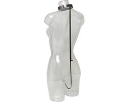 Rimba - Bondagehaak - Collar Met Anaal Haak - Verbonden Met Stang - RVS - Medische Kwaliteit