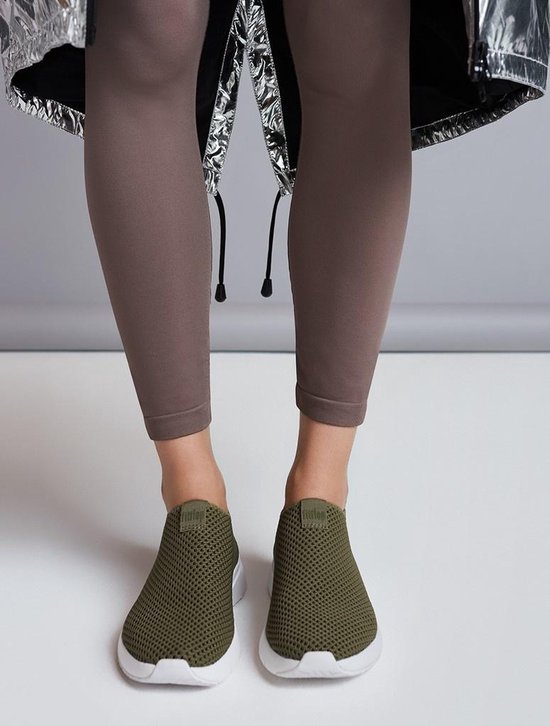 FitFlop™ Airmesh™ Sneaker Avocado - Maat 39 | bol.com