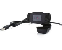 Webcam 720P HD - Op computer - Webcam voor pc - Webcamera - Vergaderen - Werk & Thuis - USB - Microfoon - Windows & Mac