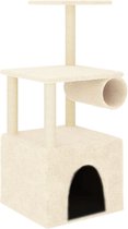 vidaXL-Kattenmeubel-met-sisal-krabpalen-109,5-cm-crèmekleurig