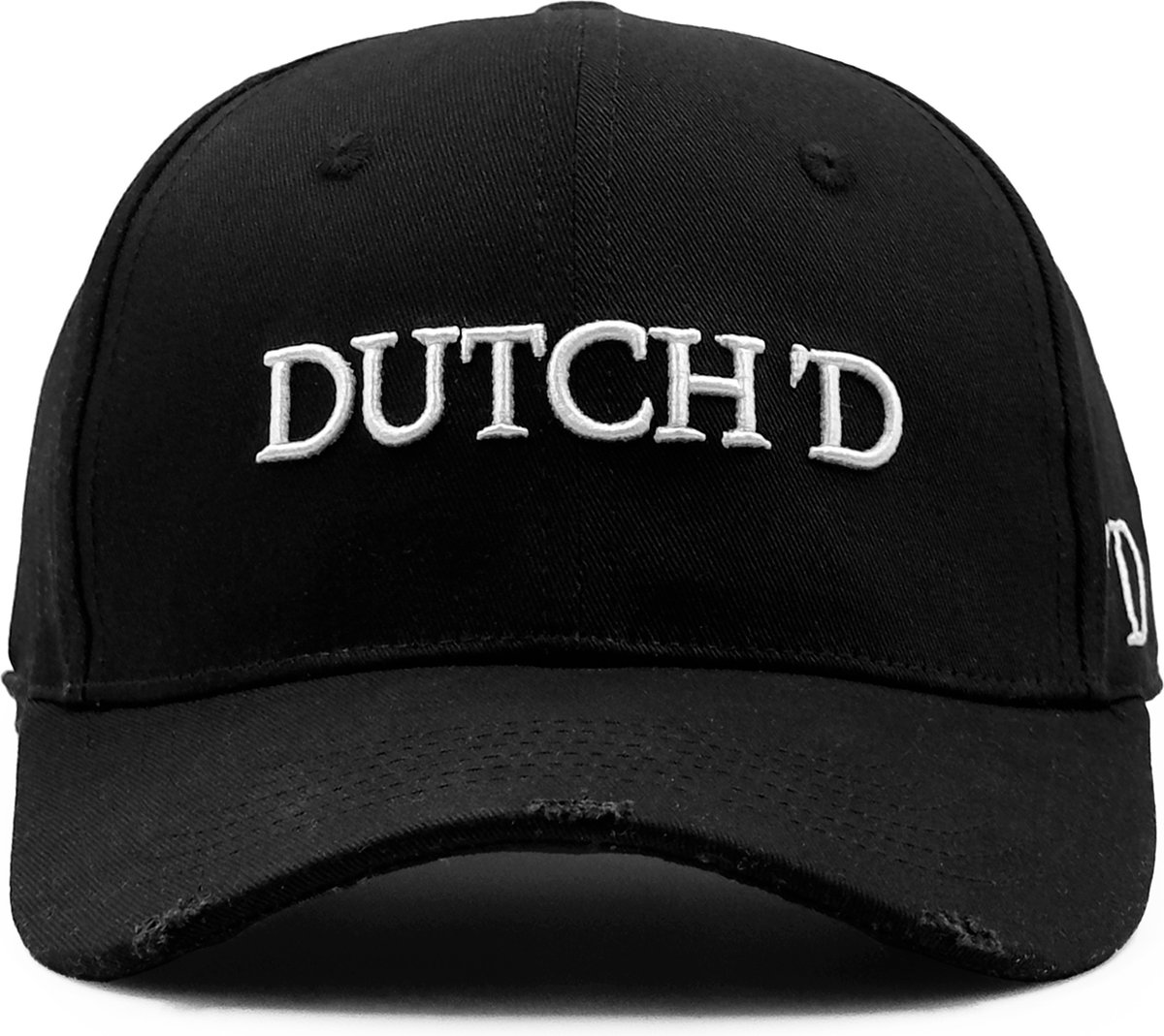 Dutch'D® - Cargo pet - Baseball cap - Een maat - Katoen - Zwart - Nieuw - Heren - Dames- Volwassenen - Designer - Comfortabel - Petten - Cap - Unisex - One Size