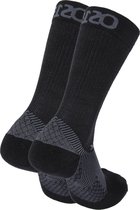 OS1st FS4 fasciitis plantaris compressie sokken merinowol maat XL (48+) – zwart – hielspoor – vermoeide voeten – pijn onder de voetboog – hielpijn – temperatuurregulerend – ademend – vochtregulerend – compressie – naadloos – antibacterieel