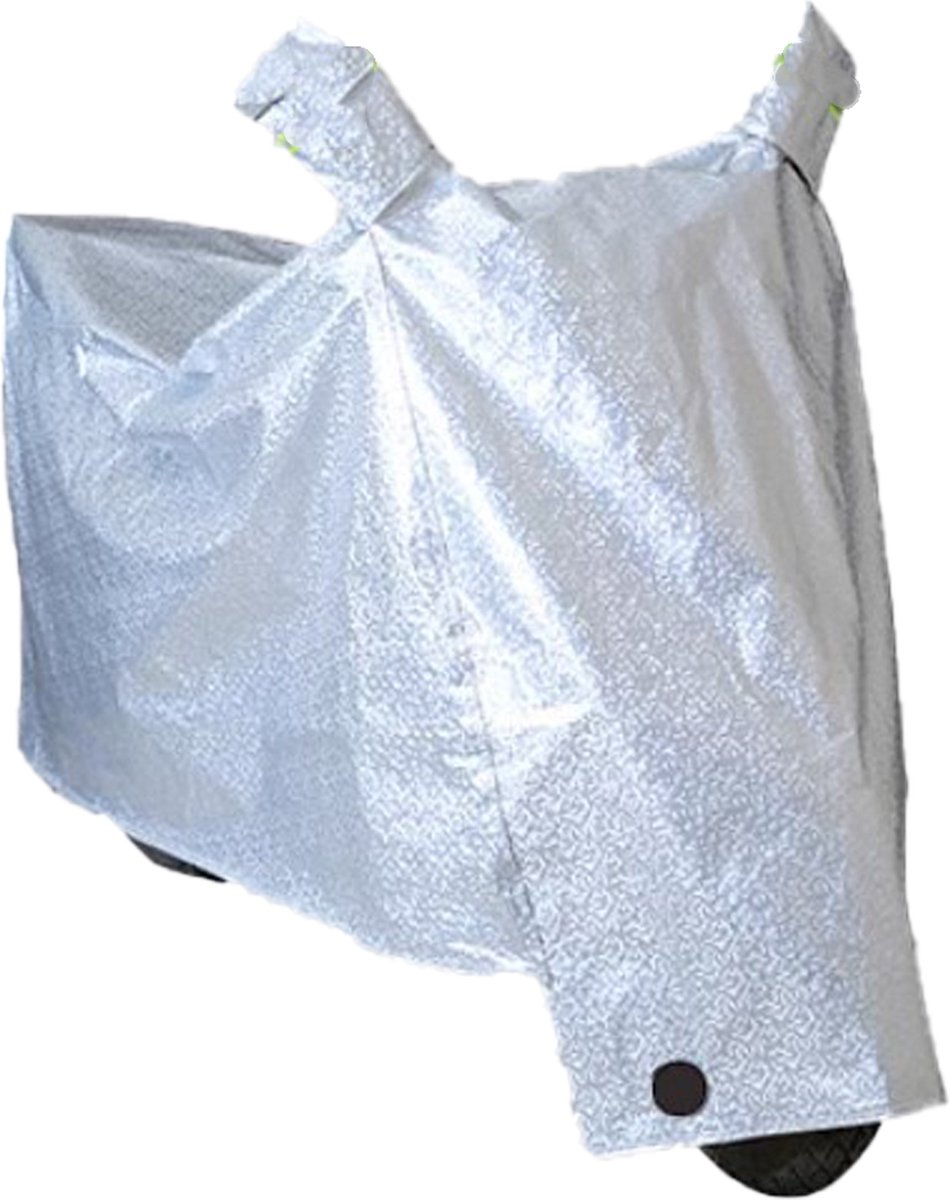Scooterhoes Waterafstotend - Zilver met Reflectie - Universeel - Scooterhoes voor Fietsspiegels - Scooterhoes Buiten