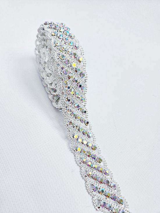 Cobee 2 rollen kristallen strassband rol, zelfklevende diamantlinten 2 yards bling DIY