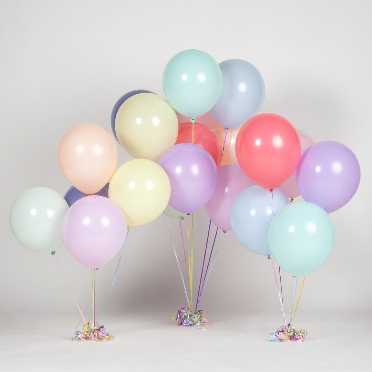 Fissaly 40 Stuks Gekleurde Pastel Helium Latex Ballonnen – Verjaardag Feest Versiering – Decoratie — afbeelding 3