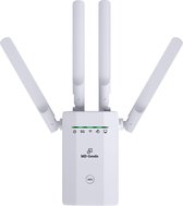 MD-goods ® WiFi Versterker Stopcontact - Gratis Internet Kabel - 1200Mbps - 2.4 & 5Ghz - Draadloos
