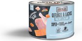 MAC's Superfood Kattenvoer Fijnproever Natvoer Blik - Gevogelte & Zalm 6x 200g - vers vleesgehalte 99%