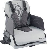 Mobiclinic Monkey - Stoelverhoger voor kinderen - Draagbare Kinderstoel - Max 15 kg - Verstelbare 5-punts riem - Inklapbaar - Met zak en handvat