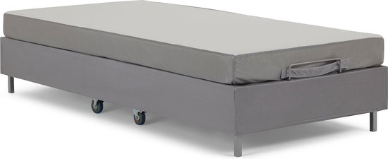 Beter Bed Vouwbed Olsen - Eenpersoons - 90 x 200 cm - Grijs