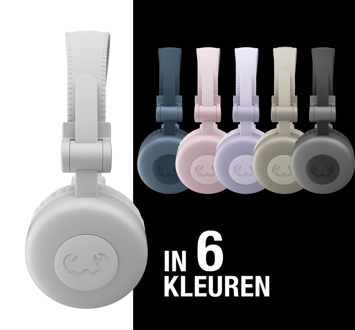 Fresh ‘n Rebel Code Core – Draadloze on-ear koptelefoon – Bluetooth - 30 uur Speeltijd - Ice Grey — afbeelding 4