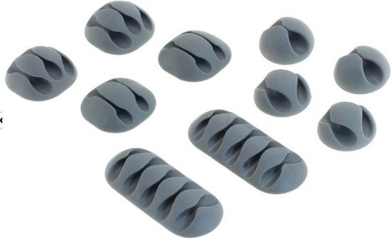 Lamicall - Lot De 80 Supports De Câbles Autocollants - Clips De Câble