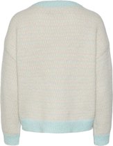 Pieces Janice Ls O-Neck Knit Rose Shadow MULTICOLOR S