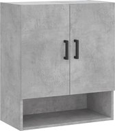 vidaXL-Wandkast-60x31x70-cm-bewerkt-hout-betongrijs