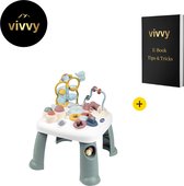 Baby Jumper Speelgoed - Activiteiten Tafel Educatief - Speeltafel Baby 2 In 1 - 100% Speelplezier Garantie - 47*47*53 Cm - 8 Activiteiten