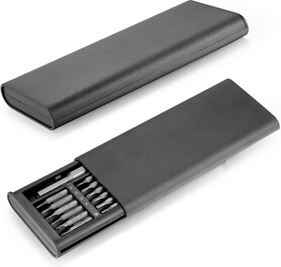 "25-in-1 precisie-schroevendraaierset, mini magnetische schroevendraaier-gereedschapsset, 24-bits met plastic koffer voor mobiele telefoon, laptop, horloge, computers, elektronica, brilreparatie"