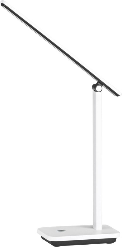 EGLO Iniesta Tafellamp - LED - 35 cm - Zwart/Wit - Dimbaar