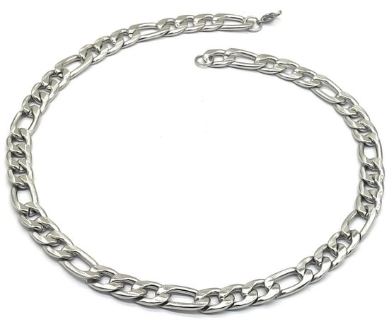 Ketting XL - Schakel 11 mm - RVS - Lengte 55 cm - Zilverkleurig