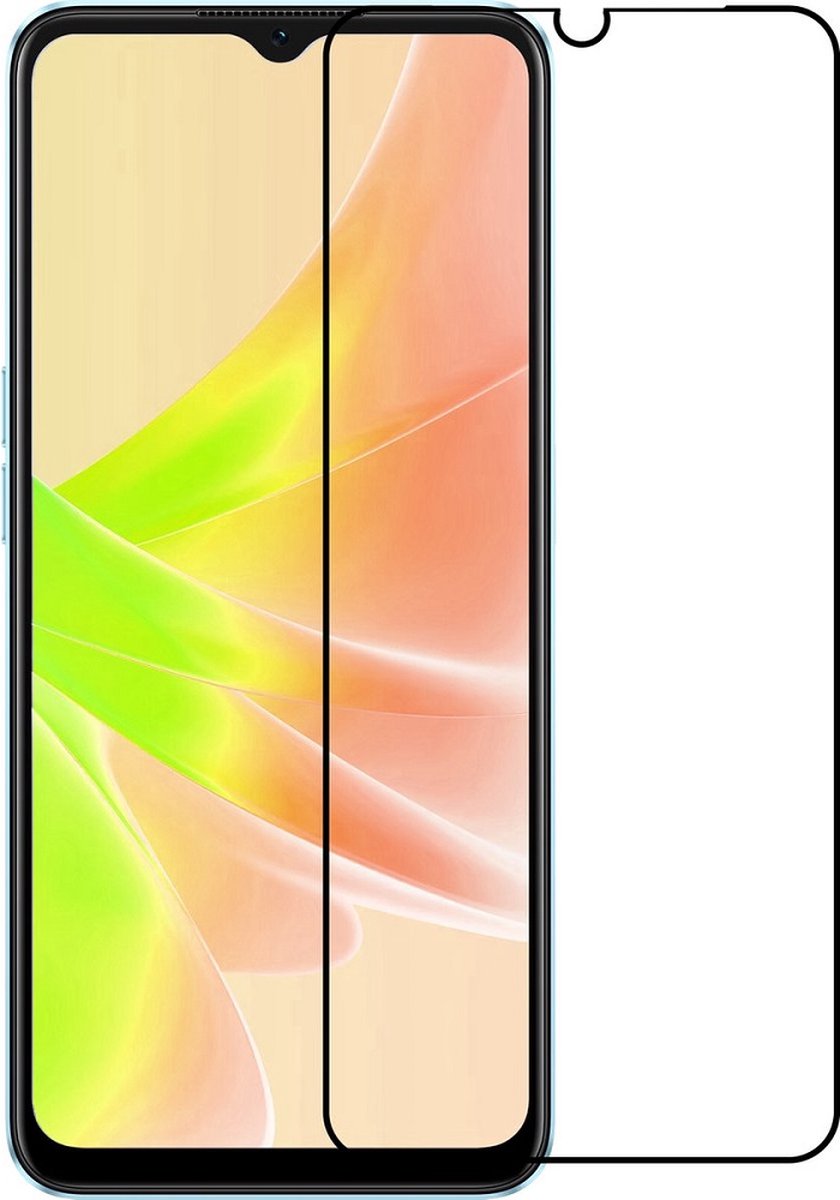 Full Glas screenprotector geschikt voor Oppo A57 / A57s - Transparant - Volledige dekking - Premium Glas